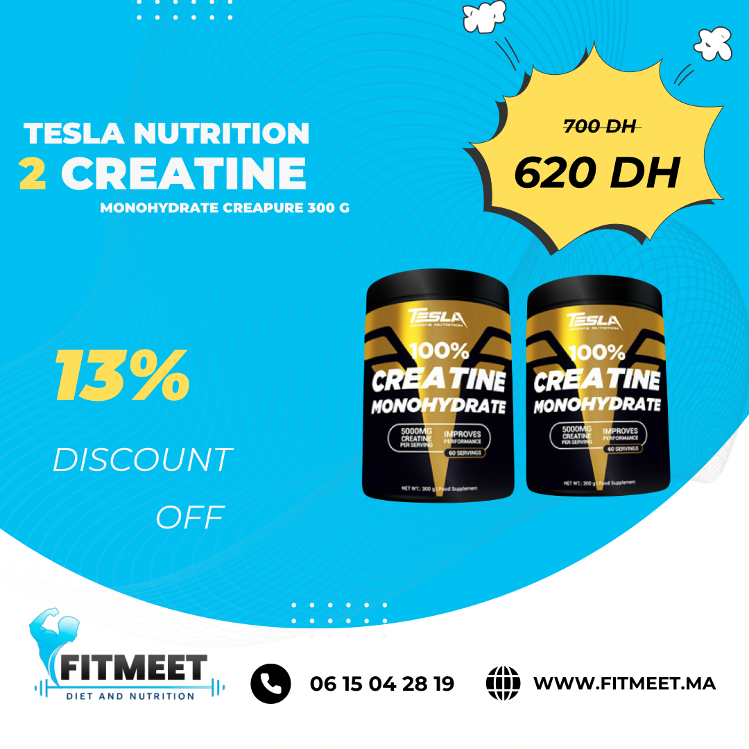 2 Tesla Creatine monohydrate 300 g