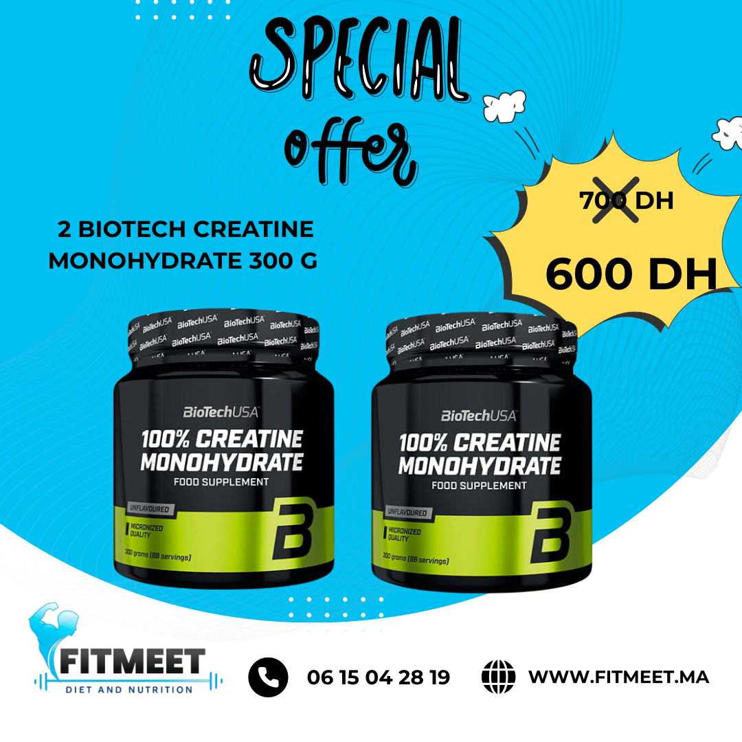 “Pack Créatine Duo : -14% de réduction, passez au niveau supérieur !”